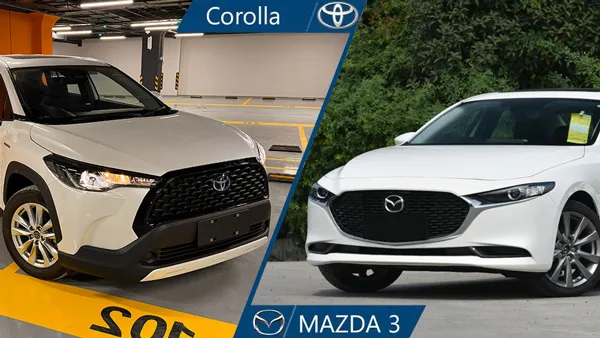 مقایسه عملکرد فنی مزدا 3 و تویوتا کرولا کراس